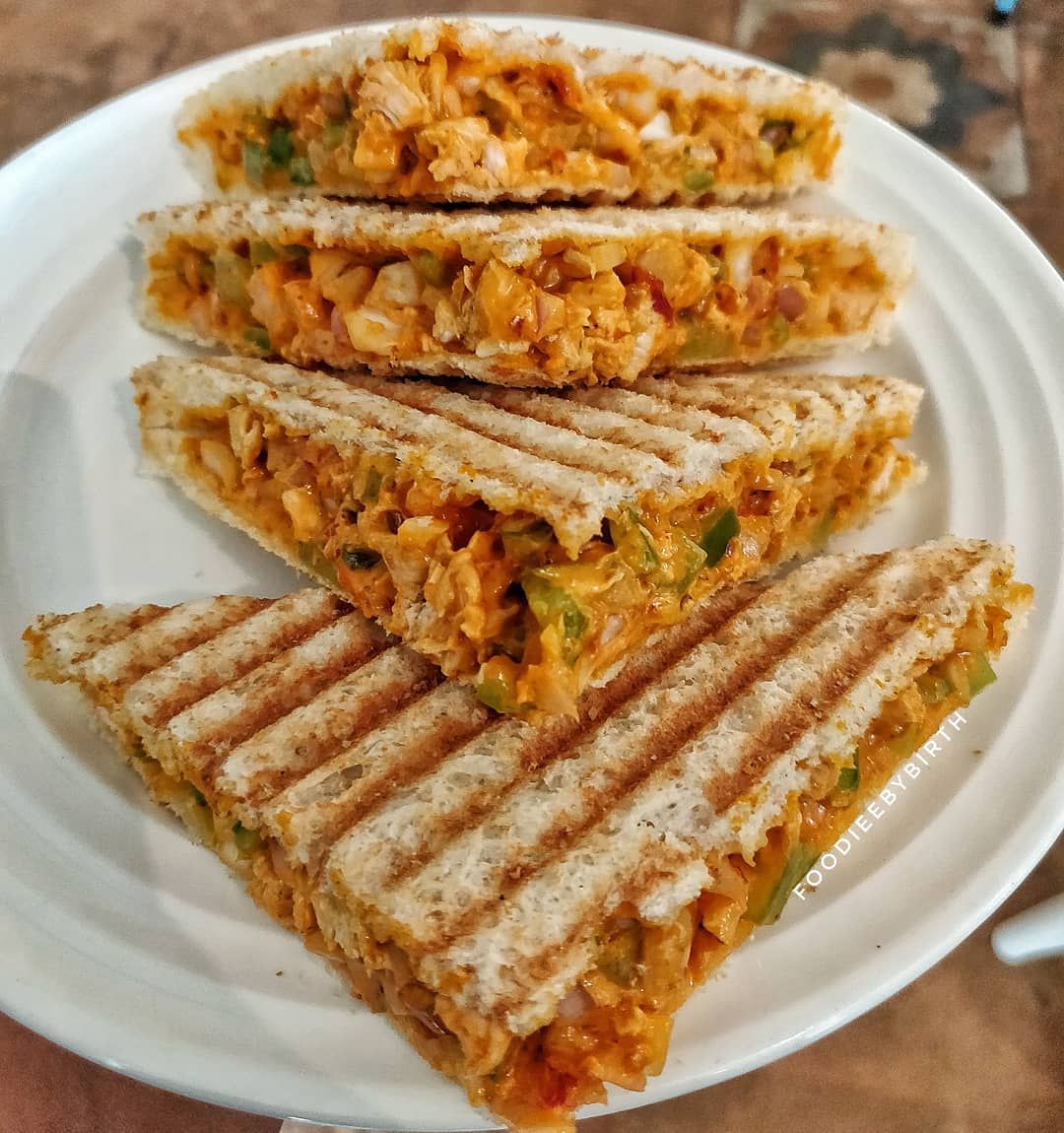 Soya Kheema Crunch Sandwich